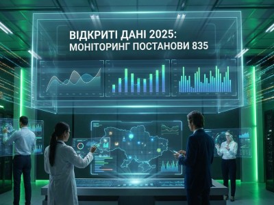 Відкриті дані у 2025 році: моніторинг виконання Постанови 835